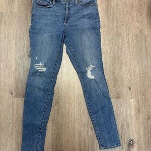 Universal Thread Blue Skinny Jeans Distressed #2